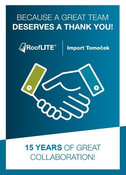 15 LET ROOFLITE SPOLUPRÁCE